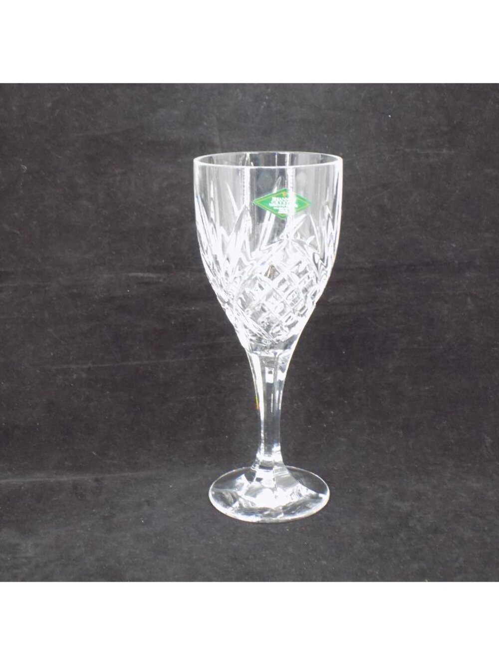 Godinger Shannon Dublin Clear Lead Crystal All Purpose Wine Goblet 8" tall